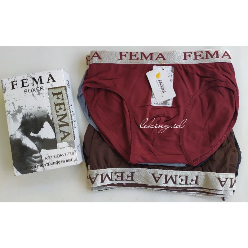 CELANA DALAM BOXER PRIA DEWASA FEMA GAIXIN