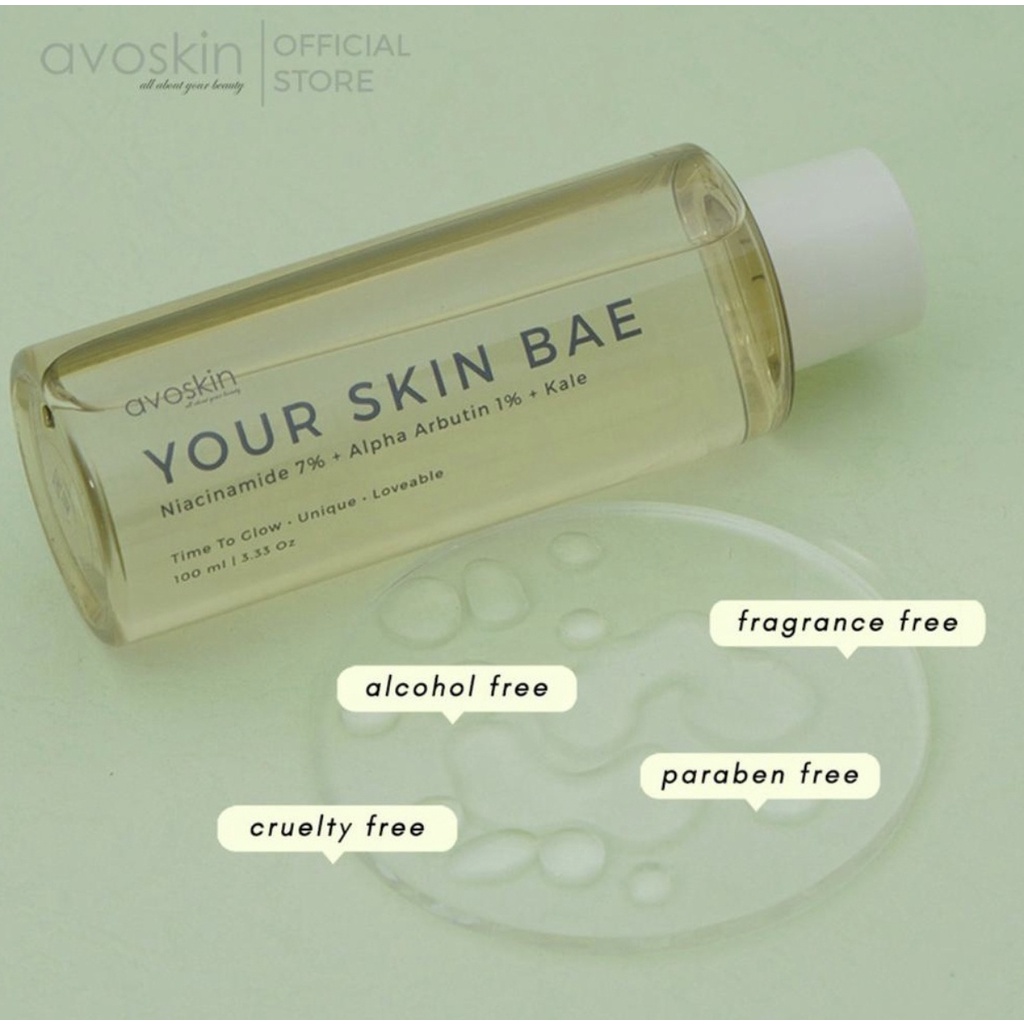 Avoskin Your Skin Bae Toner All Variant 100ml | Vit C / Salicylic /  Niacinamide / Marine Collagen Toner