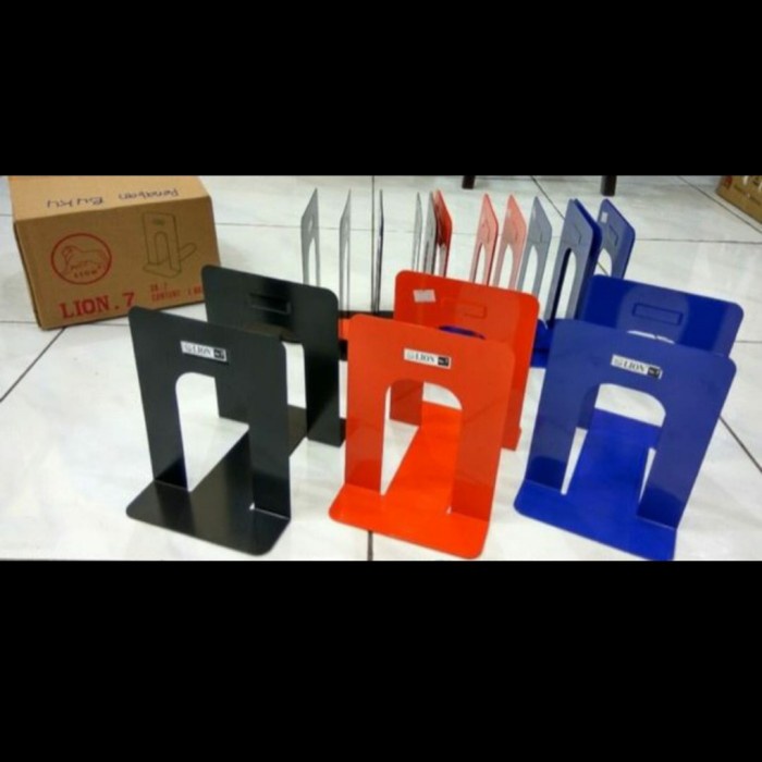 

Wow Penahan Buku Standard Book Lion No. 7 (1 Set Isi 2 Pcs) Terlaris