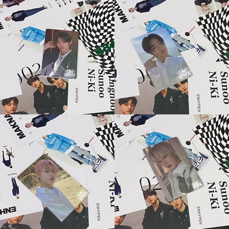 OFFICIAL ENHYPEN PHOTOCARD sunghoon hype konsep sunghoon peniti sunghoon ody reg sunghoon tuspi suno