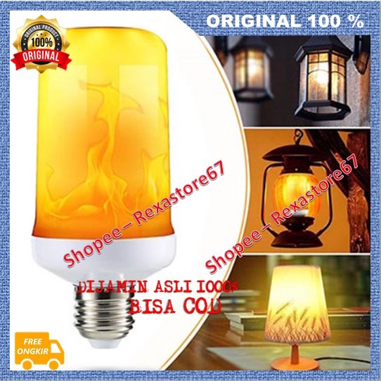 Lampu Led Api Lampu Led Api Berkobar ASLI