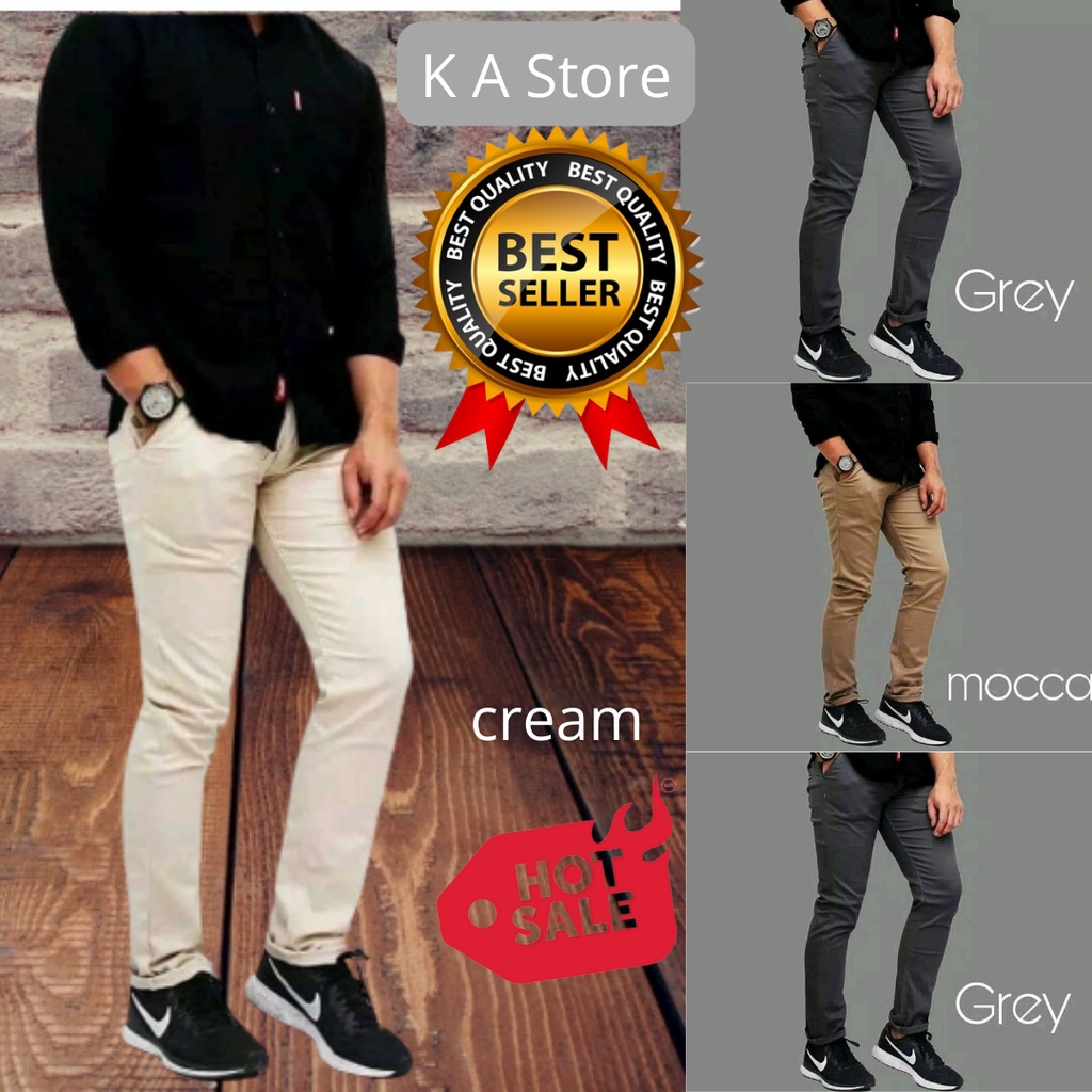 CELANA CHINO PANJANG PRIA/CELANA PANJANG CHINO PANJANG PRIA SLIMFIT/CELANA KERJA CHINO/CELANA PANJAN