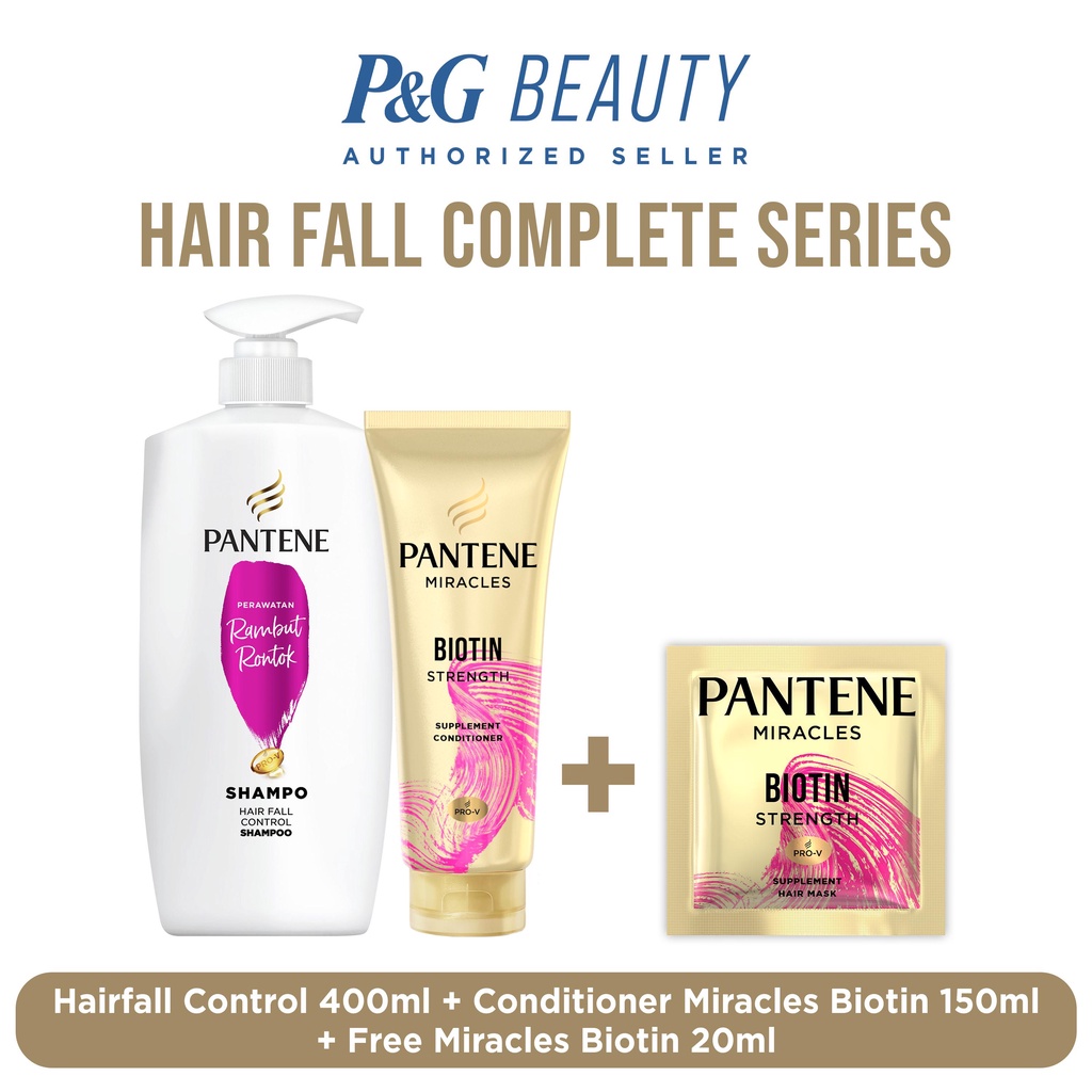 Pantene paket perawatan rambut rontok untuk buat rambut jadi lebat lagi