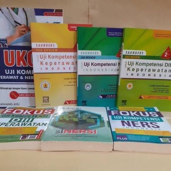 Buku Uji Kompetensi Keperawatan, Sinersi, Fokus D3 Perawat,Ukom Perawat, Fokus Ners