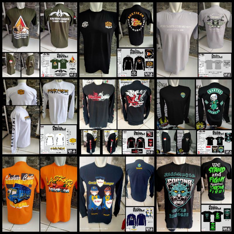 BIKIN KAOS CUSTOM DESAIN SENDIRI