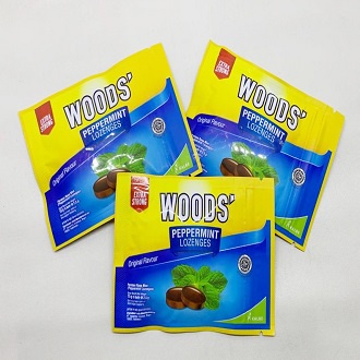 

Permen Woods' Rasa Original (PER SACHET @ 6 BUTIR) I Peppermint lozenges I Pelega tenggorokan