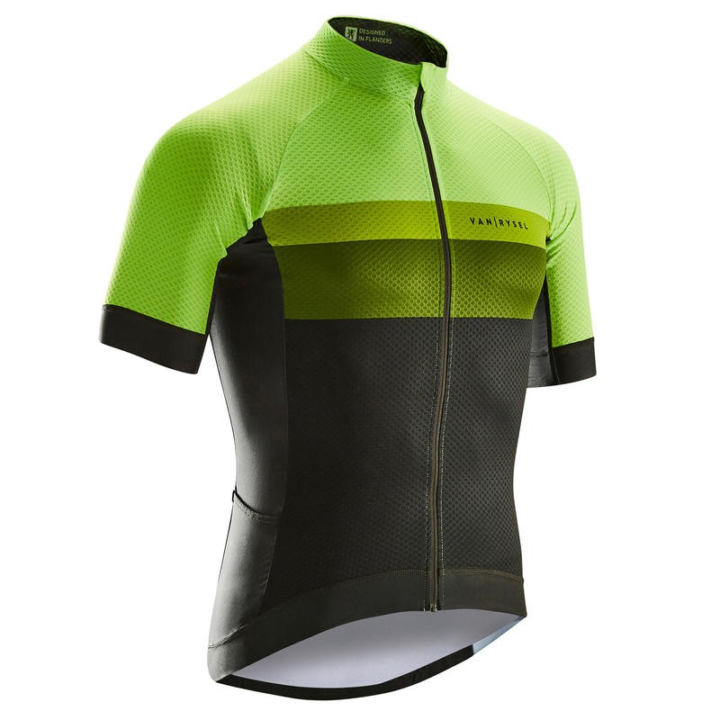 Baju sepeda pria cycling jersey summer yellow