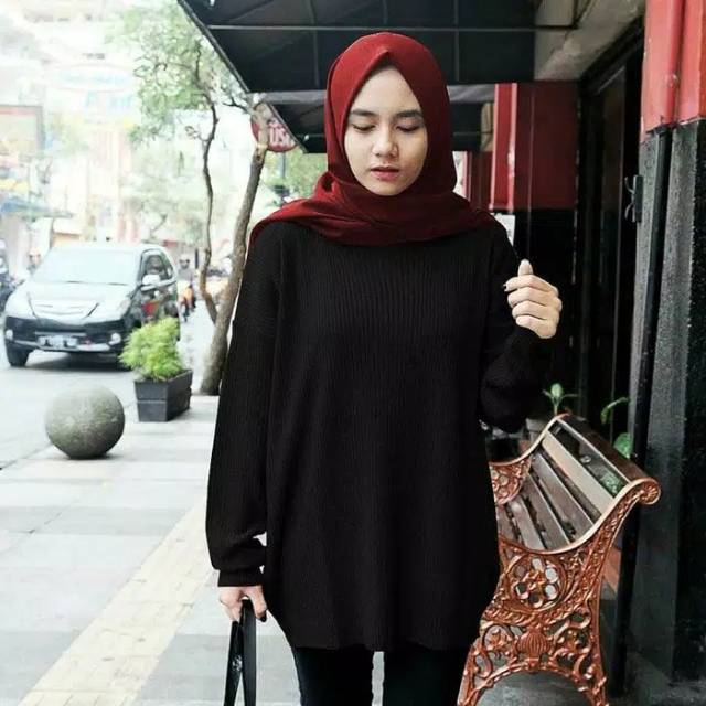 SWEATER RAJUT BOXY PREMIUM STORE09 MURAH