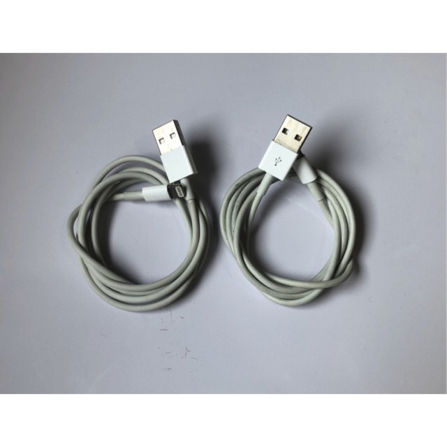 Kabel charger lightning iPhone 7 8 X Original Bawaan ex Resmi Ibox