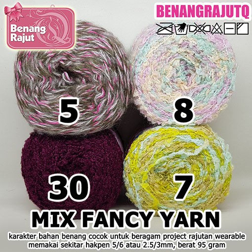 MFY I MIX FANCY YARN CATALOG / POM POM YARN / FIBER TWIST YARN