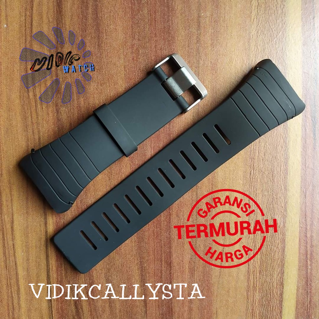 Strap Tali Jam tangan Rubber Suunto Core Sunto Core Hitam