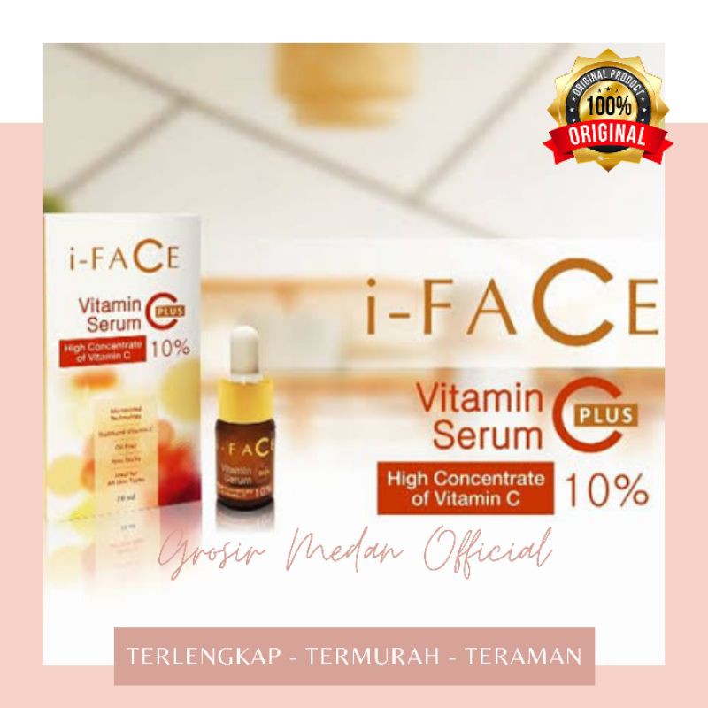 I-FACE SERUM VITAMIN C WAJAH CERAH HALUS ANTI AGING