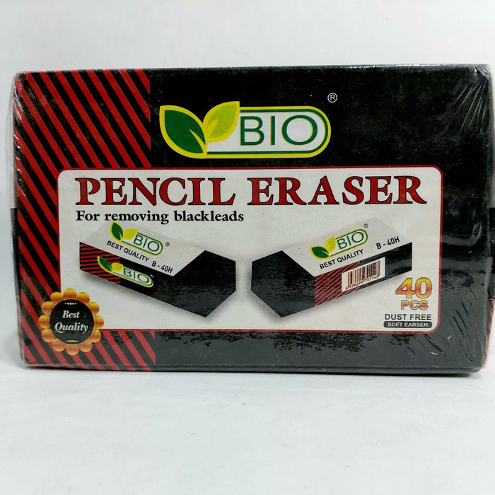 

STIP PENSIL HITAM 40PCS - PENGHAPUS PENSIL