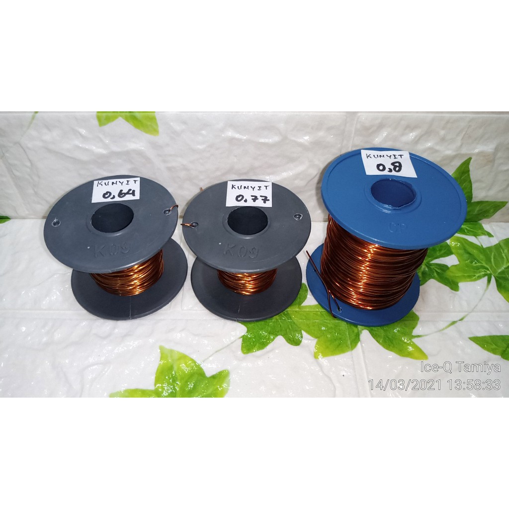 Kawat Email / Spoel Dinamo Jerman Philips Kunyit (1mtr)
