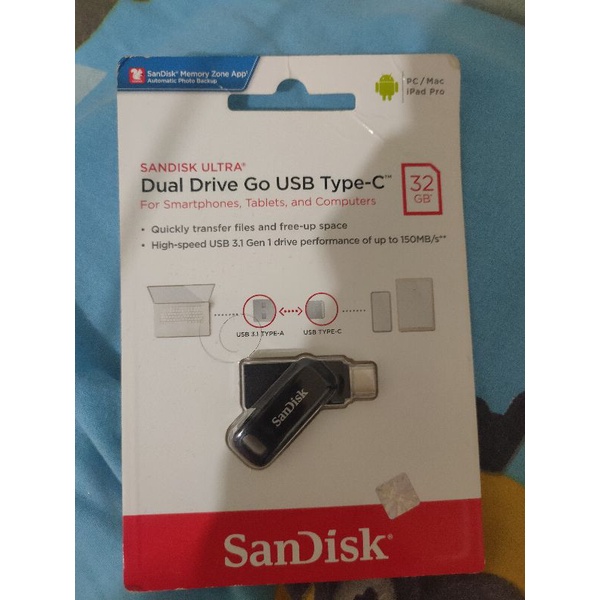 FLASHDISK SANDISK 32 GB USB TYPE C