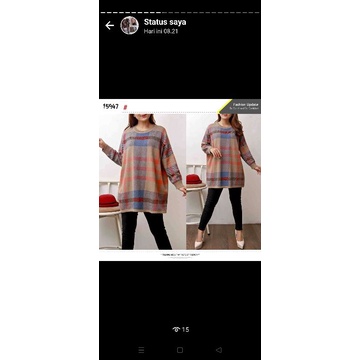 tunik rajut import jumbo