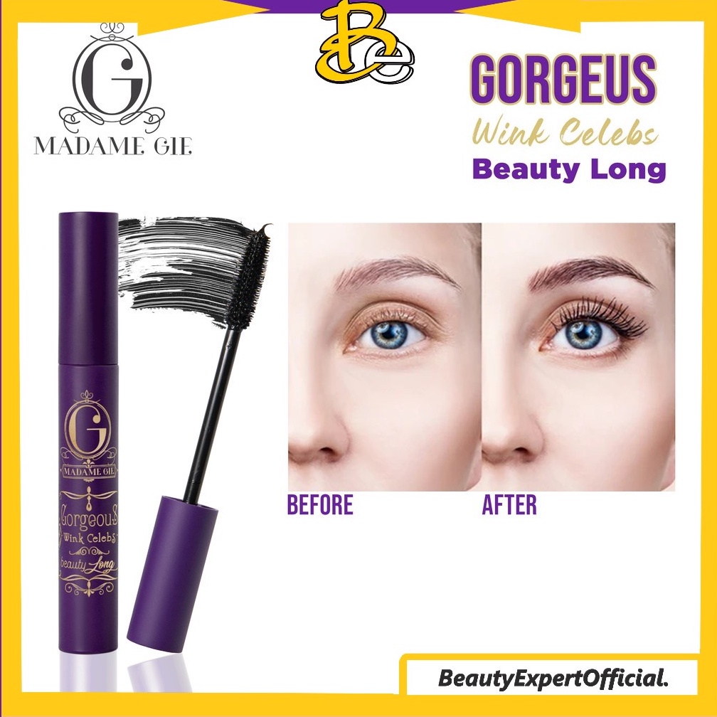 ⭐️ Beauty Expert ⭐️ Madame Gie Gorgeus Wink Celebs Beauty Long - MakeUp Maskara Waterptoof