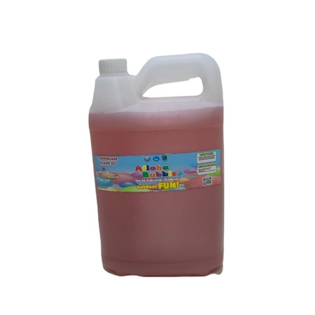 Aflaha Bubble - Refil Gelembung Sabun Full Bubble 5 Liter / Isi Ulang Bubble Gun / Bubble Stik