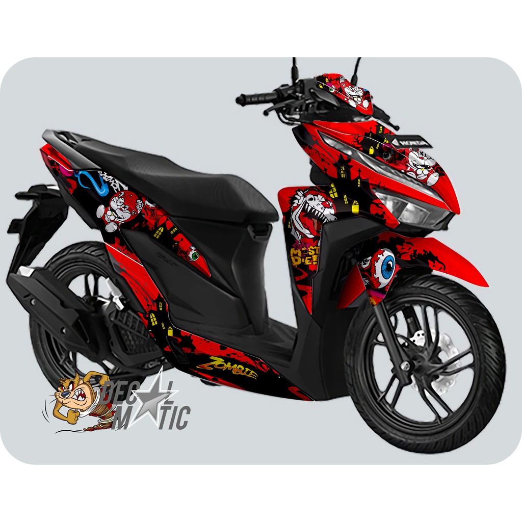 Decal Stiker Full Body Vario 125 150 OLD New Led Doraemon Zombie Shopee Indonesia