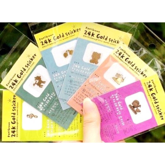 Promo 24k gold sticker anti radiasi handphone/ anti radiasi stiker