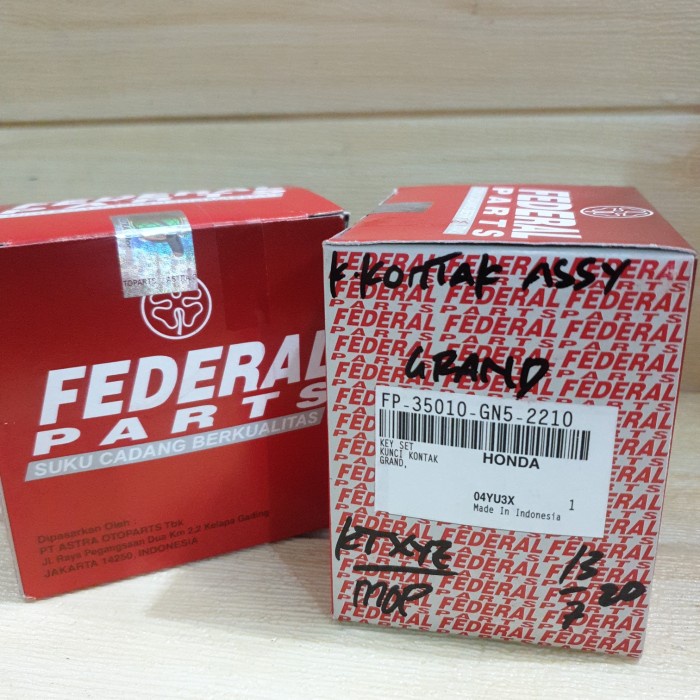 KUNCI KONTAK SET + JOK GRAND LEGENDA ORISINIL ASLI FEDERAL PART