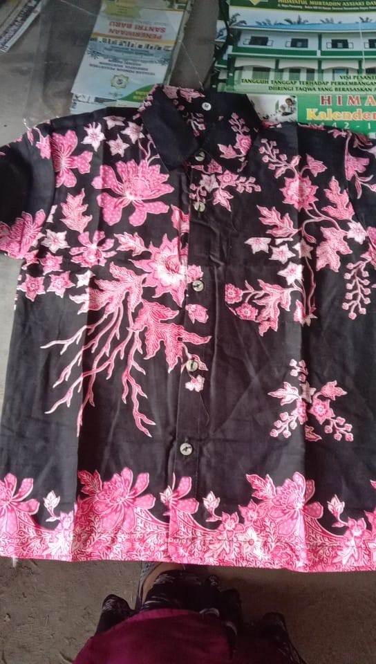 Batik Couple Keluarga Sania Ruffle Ori Ndoro Jowi Dnt Motif Cibulan