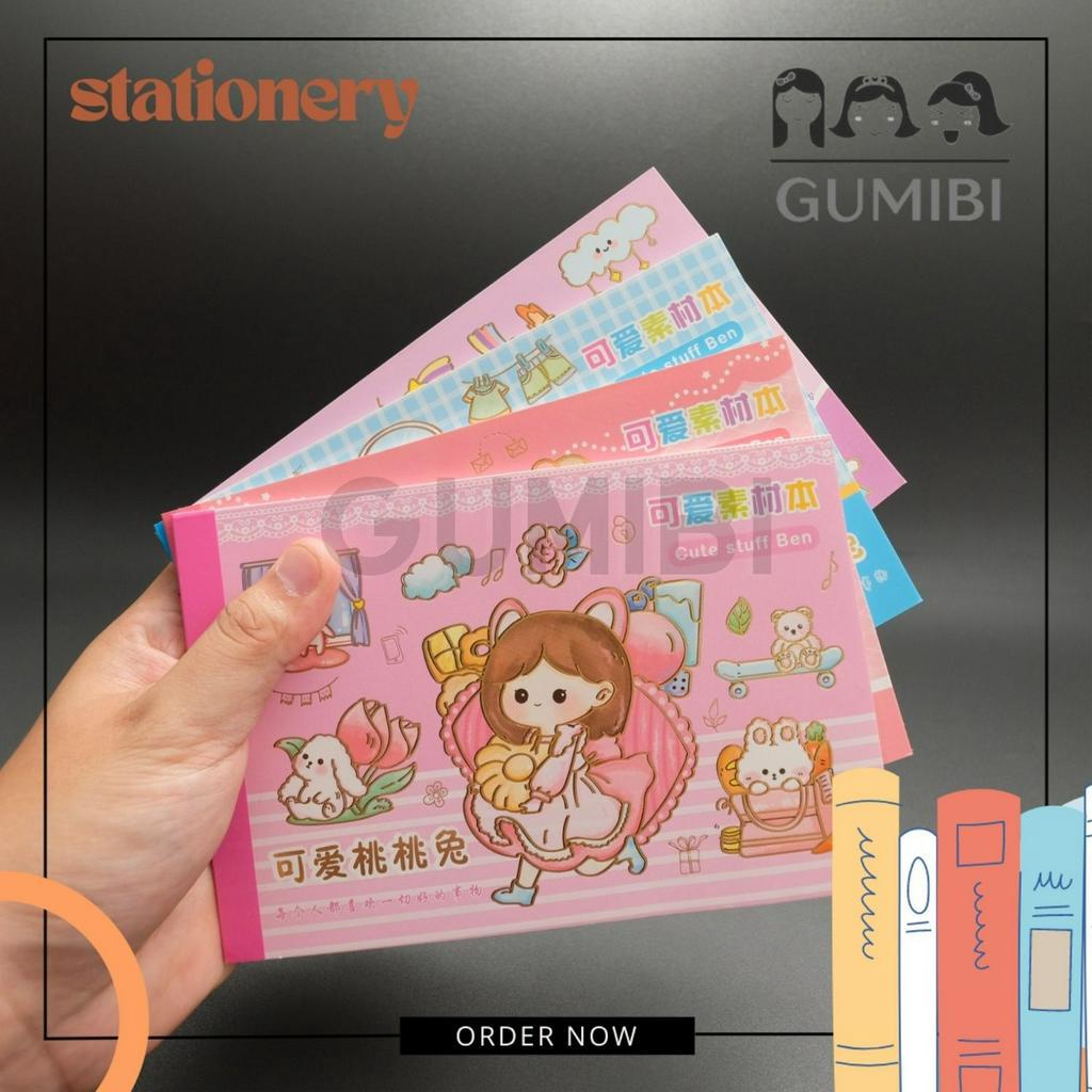 

BUKU STIKER SENMU KL 43 NOTEBOOK STIKER 1 SET ISI 15 LEMBAR BUKU STIKER CUTE GIRL MOMO MASU