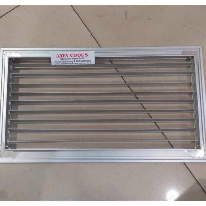 Grill ducting 20x40 cm Return air grill / lobang angin