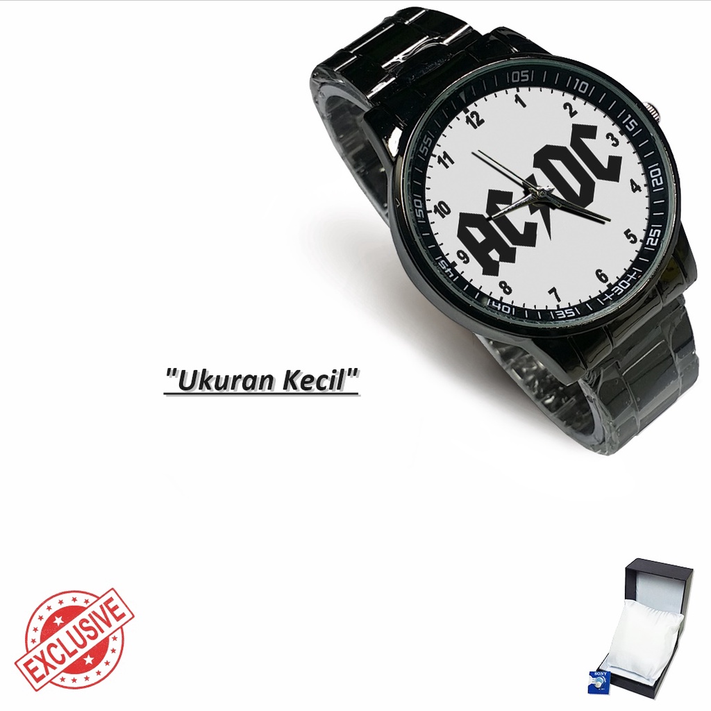 Jam Tangan Rantai Couple AC/DC BAND - 1 (Awesome)