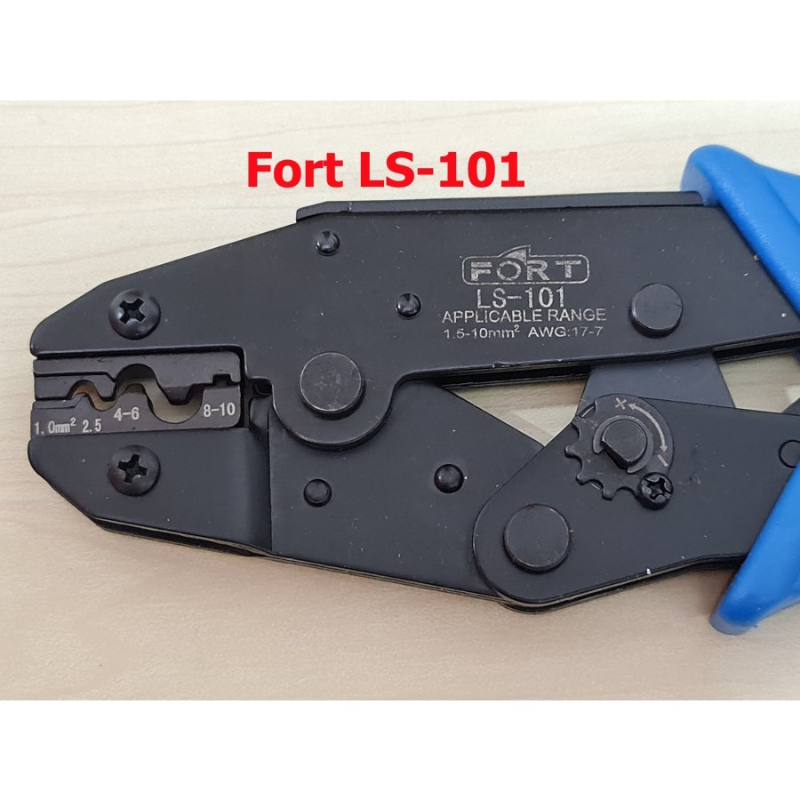 Fort LS-101 Tang press crimping ratchet tool Fort LS-101 1.0-10mm