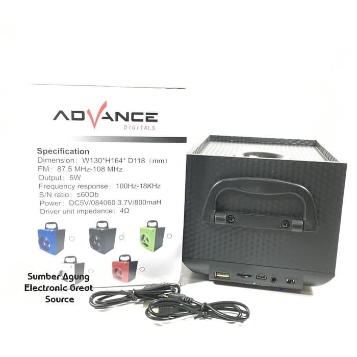 Spekaer Aktif Bluetooth Advance H14N H14 USB Memori FM 5W