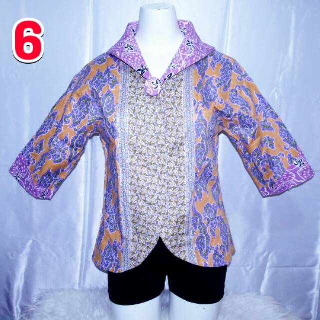 [ Cod ] Baju Bolero Batik 2 Motif (bolak-balik)