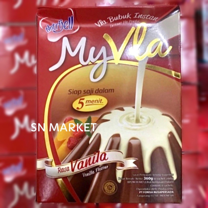 Nutrijell MyVla rasa Vanila PER BOX (6Pcs)
