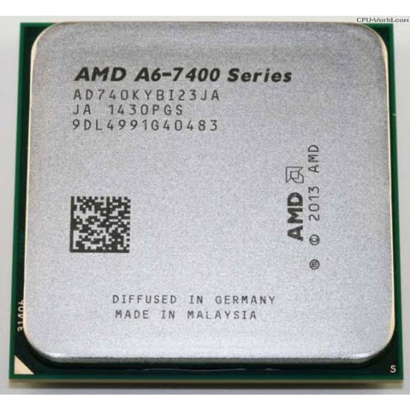 AMD A6 7400 Normal Processor APU FM2+ Radeon R5 Bukan A10 7800 Ryzen FX A4 6300 A6 6400 A8 7600