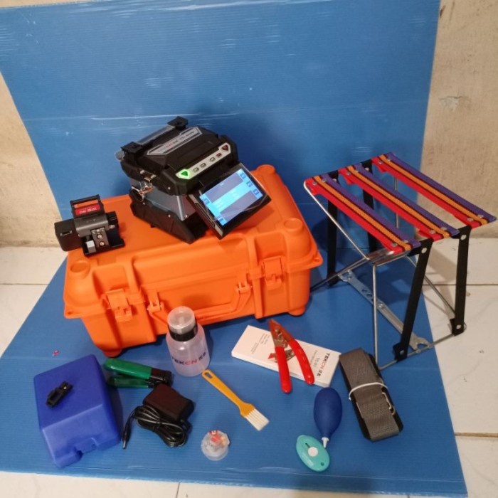 Fusion Splicer TEKCN TC-400 dengan Smart OTDR Mini