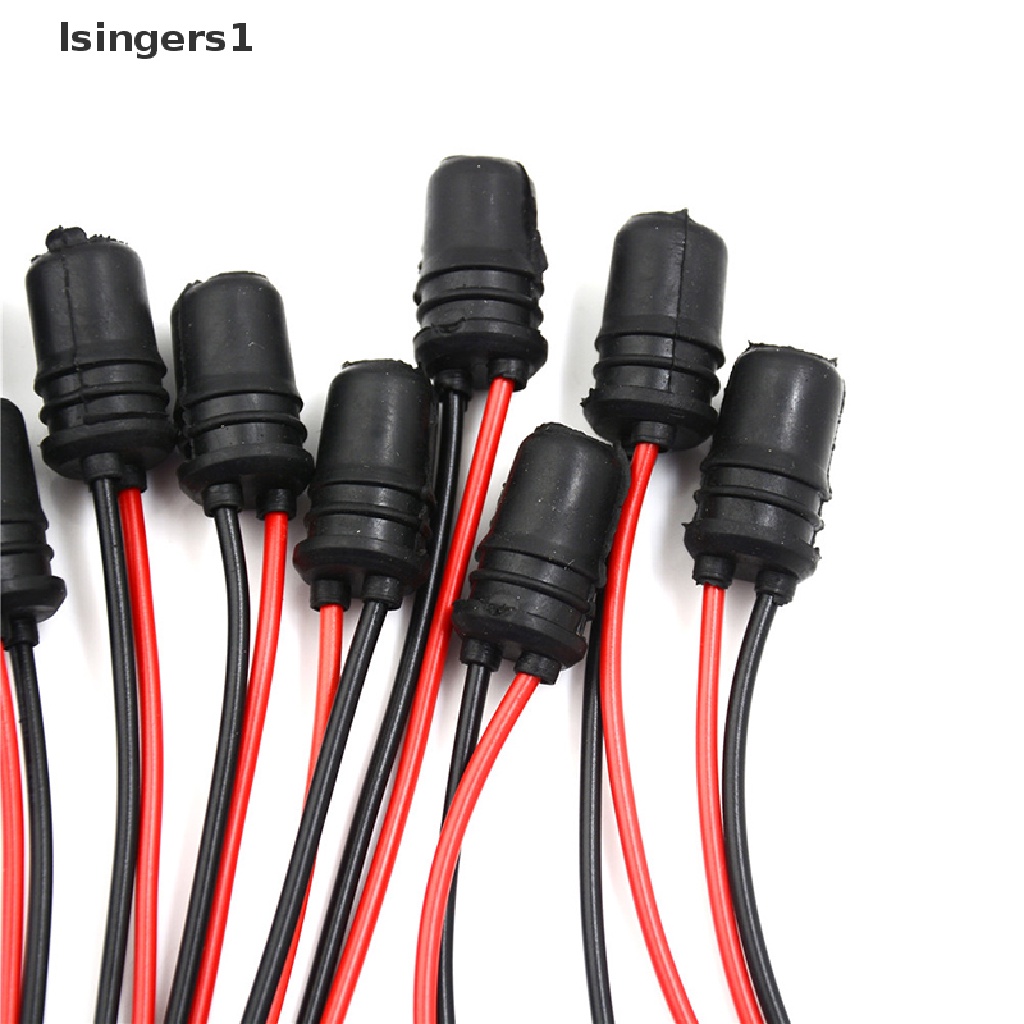 (lsingers1) 10pcs Socket Lampu T10 Bahan Karet Lembut