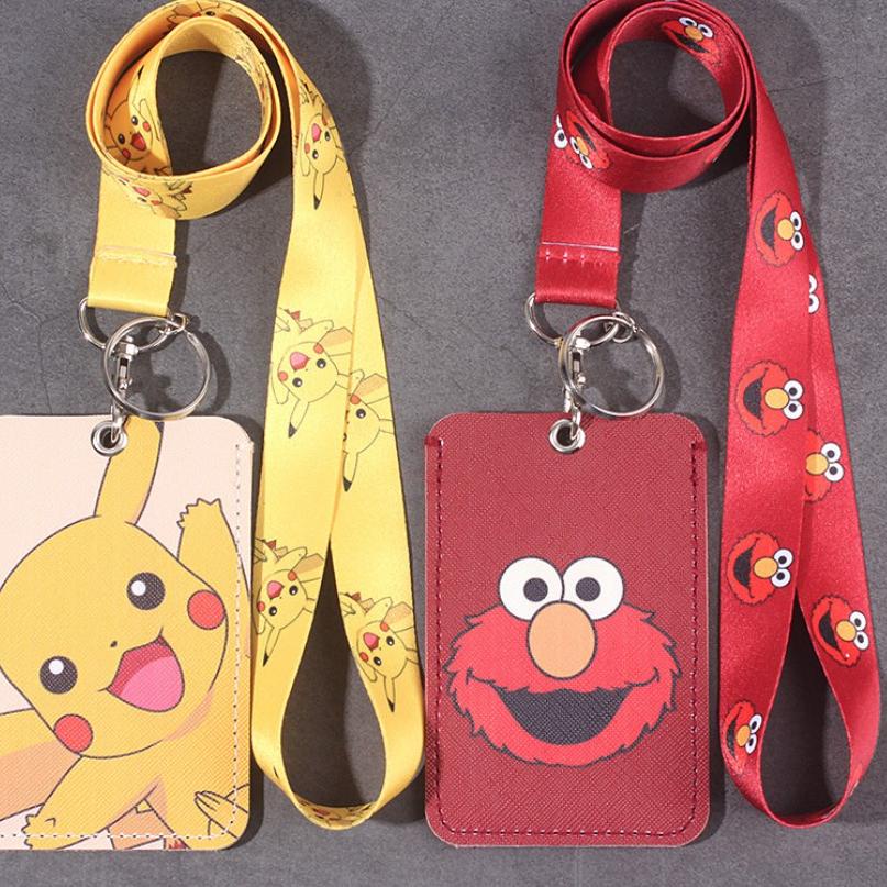 

↔Diskon✹↔ Tempat kartu / ID card / Tag holder Dengan tali strap / Card Holder Karakter Lucu 86