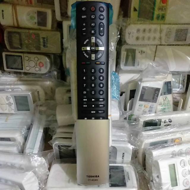 REMOTE REMOT TV TOSHIBA LCD LED CT-90383 ORIGINAL ASLI