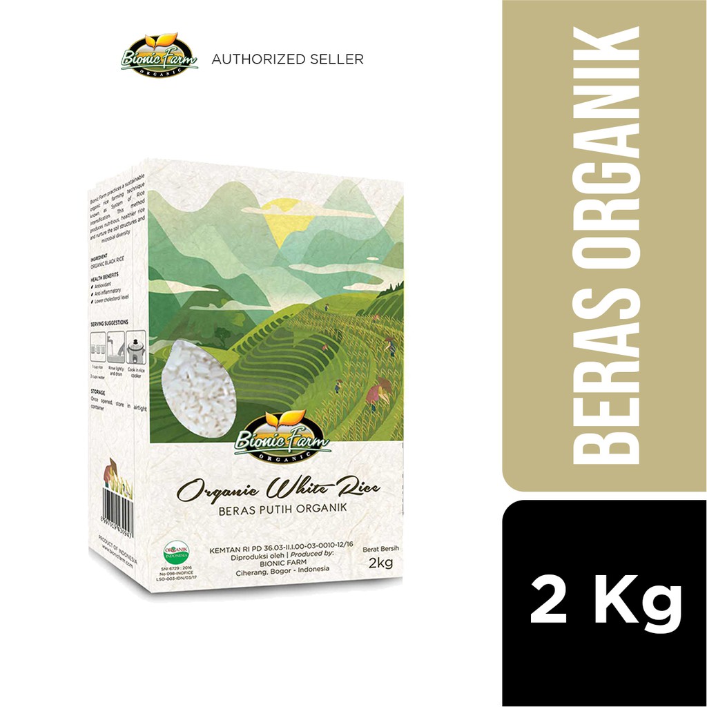 

Bionic Farm Beras Pandan Wangi Putih Organik 2kg