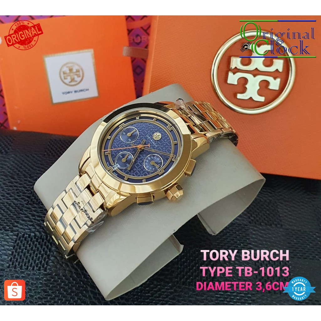[ TORY BURCH ORIGINAL - GARANSI ] JAM TANGAN PRIA WANITA | RANTAI | KULIT | KARET | MURAH | WANITA O