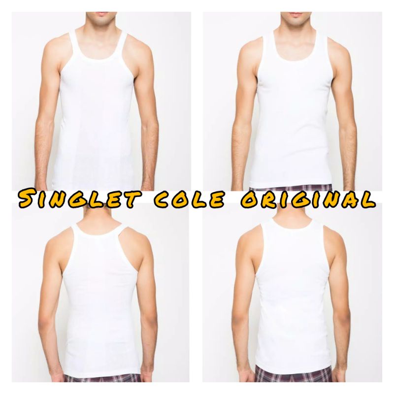 KAOS DALAM PRIA MODEL SINGLET COLE