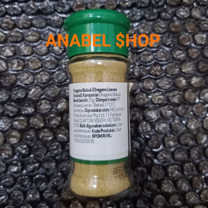 

Marhies- Mccormick Oregano Leaves Ground Mc Cormick Oregano Bubuk Bumbu Tabur