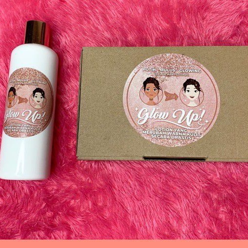 GLOW UP/ PEMUTIH BADAN AMPUH PERMANEN/ HAND BODY PEMUTIH AMAN