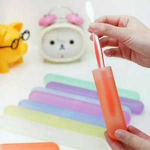 (JC)Tempat Box Kotak Sikat Gigi Portable - Travel Toothbrush Case