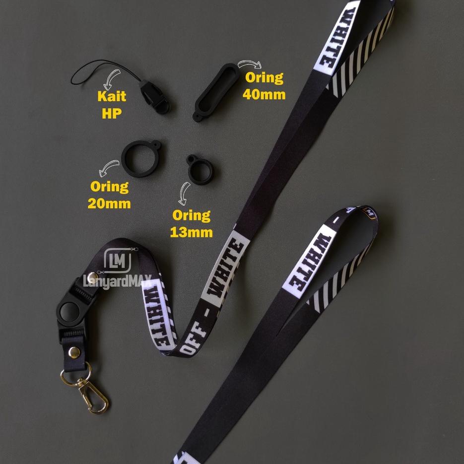 

Special Price.. Lanyard Pod HP Off White 1,5cm