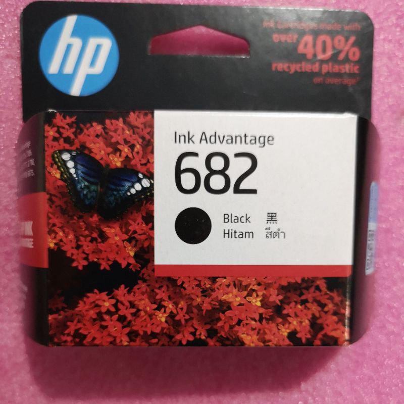 Tinta Cartridge HP 682 Color Black Tinta Warna HP 682 Tinta Hitam 682 Asli Original HP