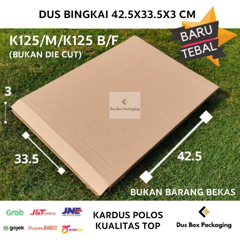 

Kardus box karton bingkai 42.5x33.5x3 cm kotak packing