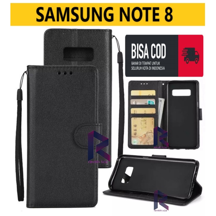 SAMSUNG GALAXY NOTE 8 CASE FLIP WALLET LEATHER KULIT PREMIUM SARUNG BUKA TUTUP FLIP CASE SAMSUNG NOTE 8