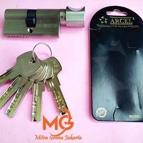 KUNCI PINTU SILINDER / KUNCI CYLINDER / ALUMINIUM CYLINDER BESAR BERKUALITAS MGJ