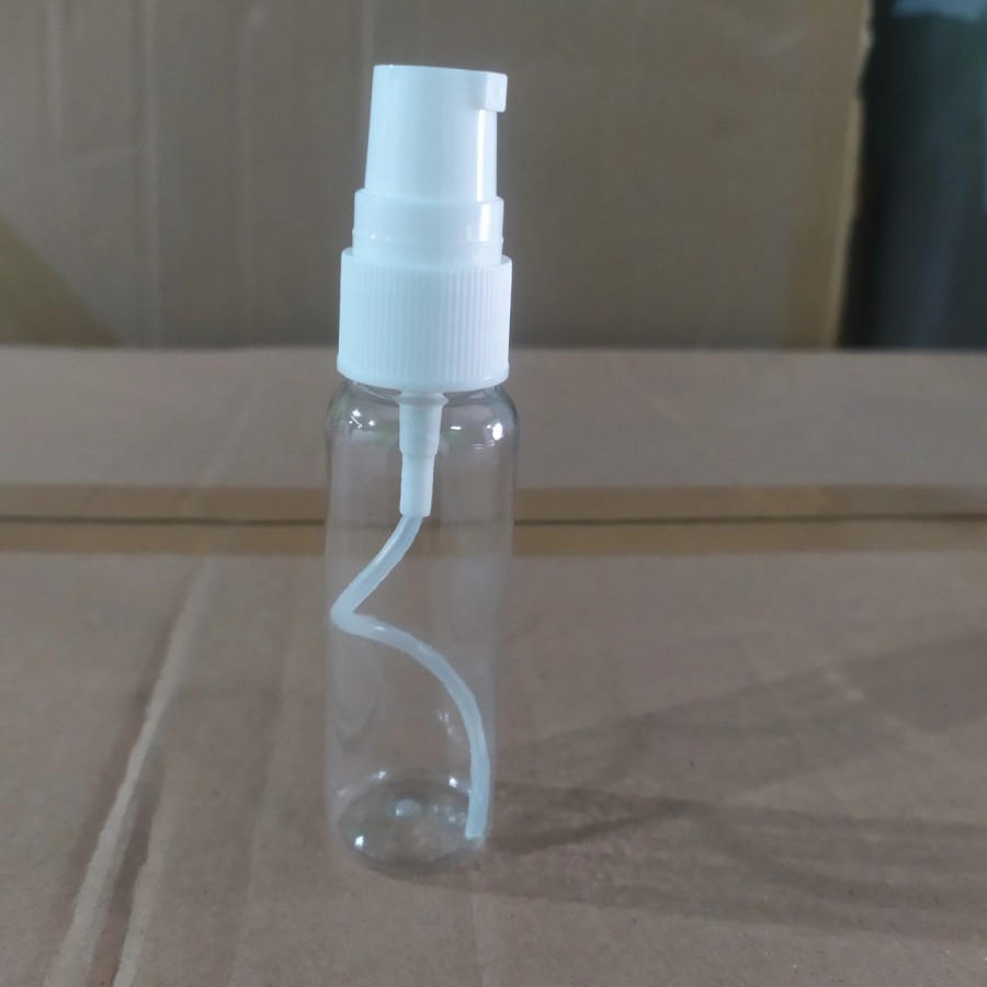 MURAH BOTOL PUMP SPRAY 20 ML AIRLESS / KEMASAN KOSMETIK/ BOTOL SERUM